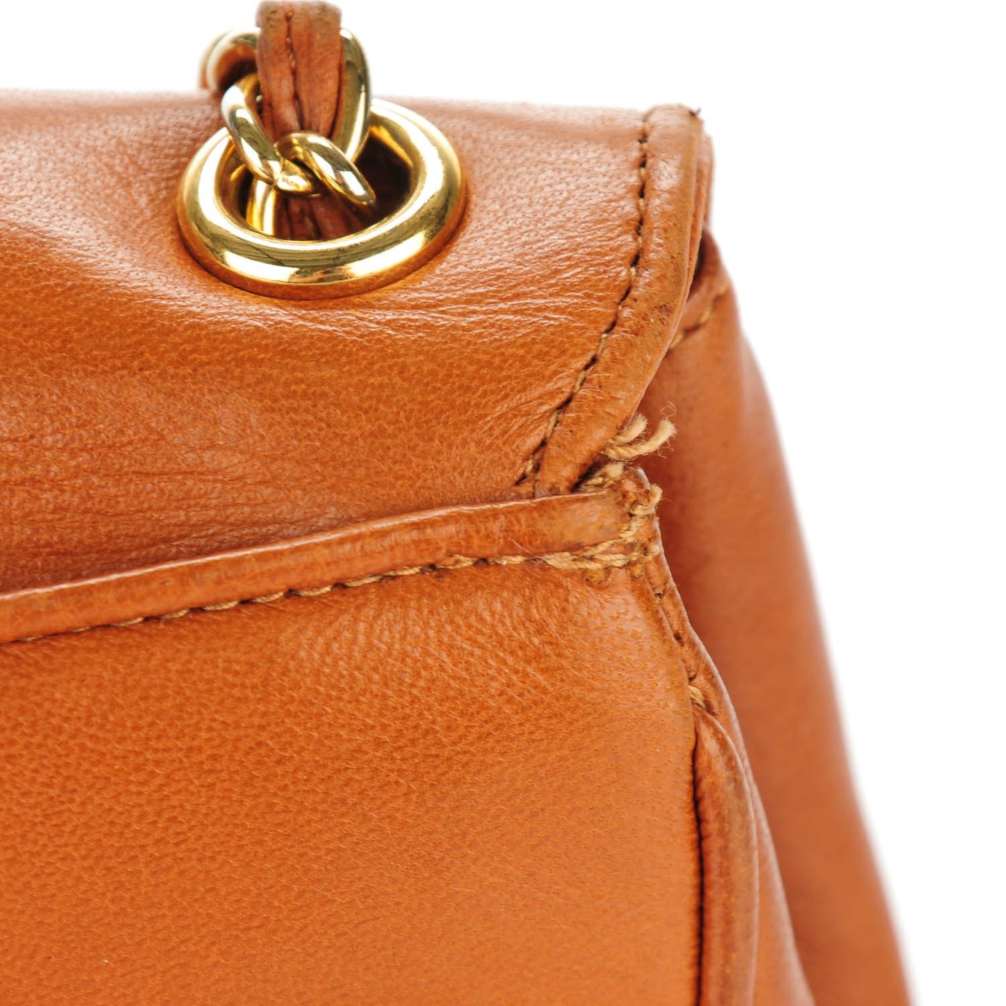Lambskin Small CC Flap Brown