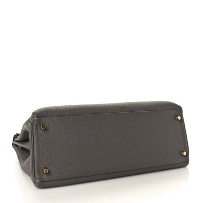 Hermes Togo Kelly Retourne 35 Etain 4 of 10