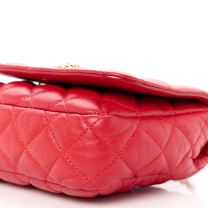 Versace Nappa Quilted Small Medusa Chain Crossbody Red 11 of 11