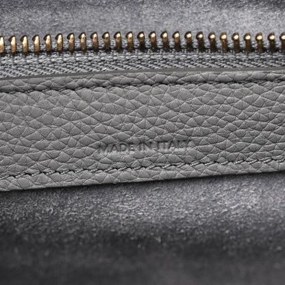 Celine Baby Drummed Calfskin Micro Luggage Kohl 7 of 10