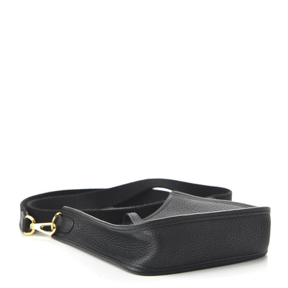 Hermes Taurillon Clemence Evelyne TPM Black 4 of 9