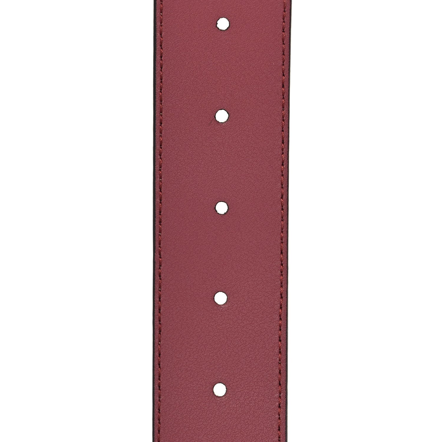 Gucci GG Supreme Monogram Blooms Moon Calfskin Interlocking G 37mm Belt 90 36 Beige Ebony Multicolor Dry Rose 4 of 5