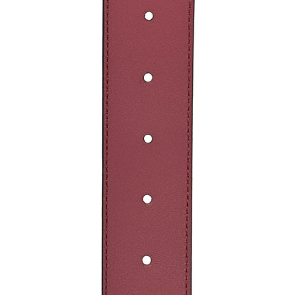 Gucci GG Supreme Monogram Blooms Moon Calfskin Interlocking G 37mm Belt 90 36 Beige Ebony Multicolor Dry Rose 4 of 5