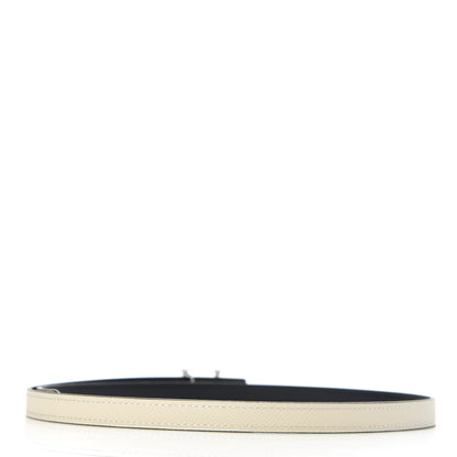 Hermes Epsom Swift 13mm Mini Mors H Belt 75 Craie Black 2 of 5