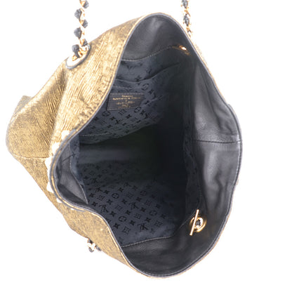 Louis Vuitton Metallic Jacquard Double Jeu Tote Gold 5 of 7