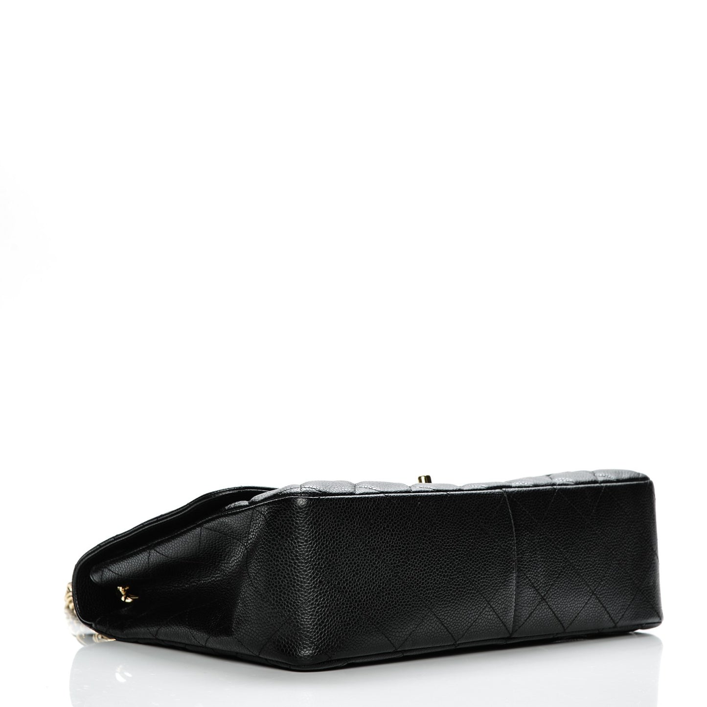 Caviar Quilted Jumbo Single Flap Black