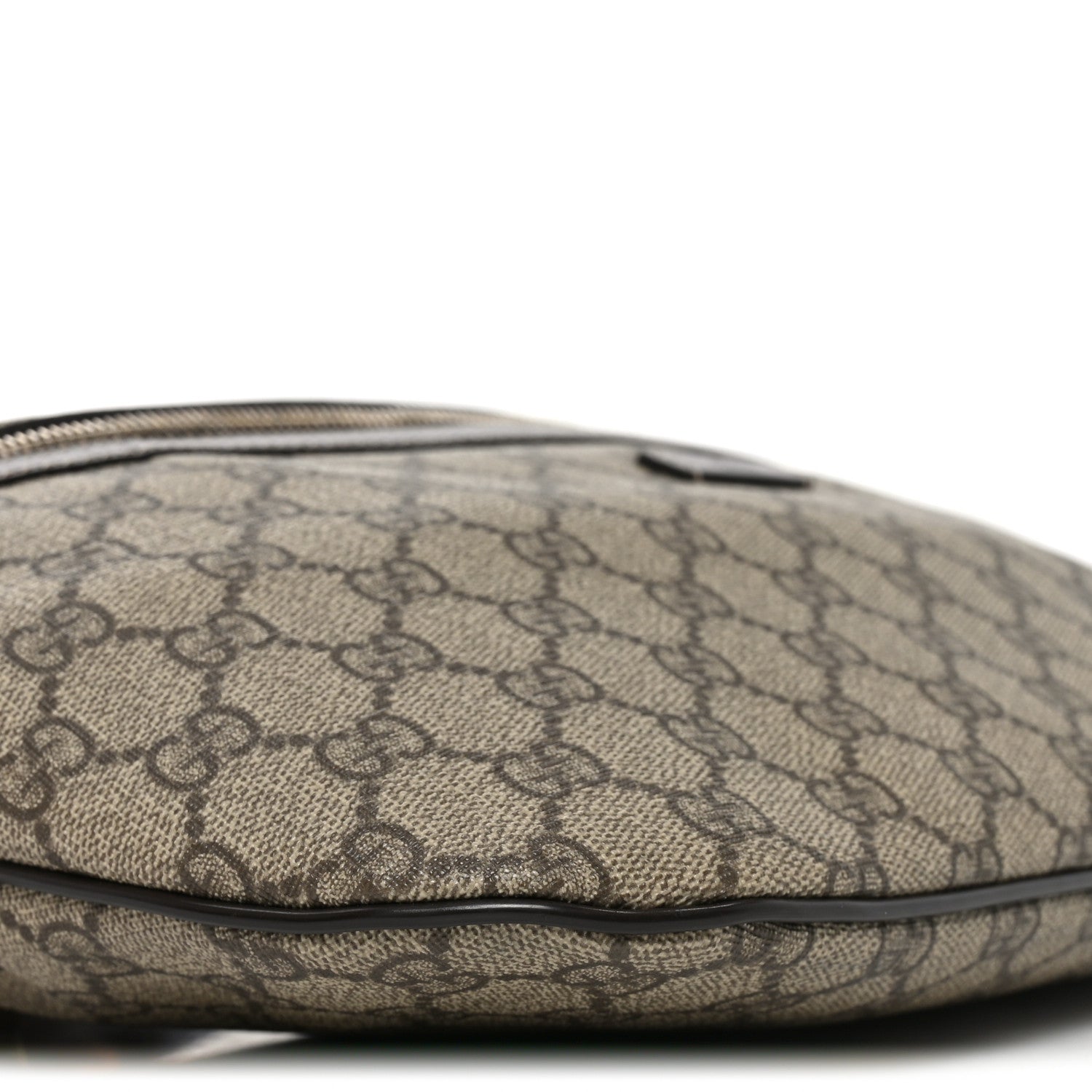 Gucci GG Supreme Monogram Belt Bag Dark Brown 9 of 10