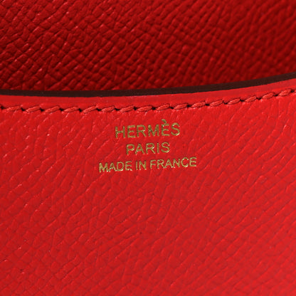 Hermes Epsom Constance 18 Rouge de Coeur 7 of 11