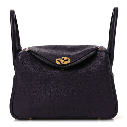 Hermes Taurillon Clemence Lindy 26 Raisin 1 of 11