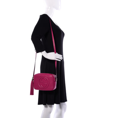 Gucci Cellarius Calfskin Small Soho Disco Bag Bright Bouganville 2 of 14