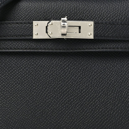 Hermes Epsom Mini Kelly Sellier 20 Black 6 of 9