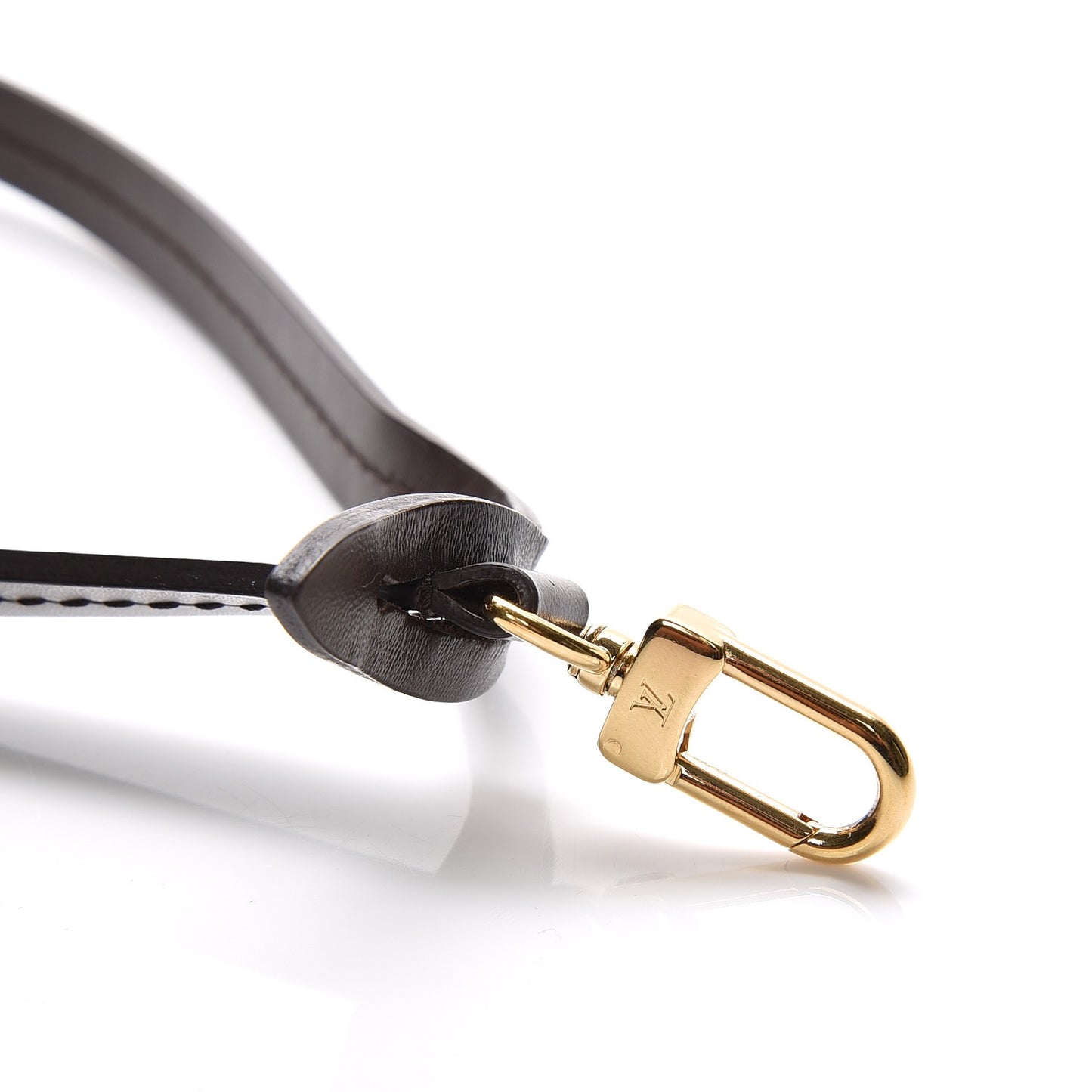 Calfskin Pochette Accessories Strap Brown