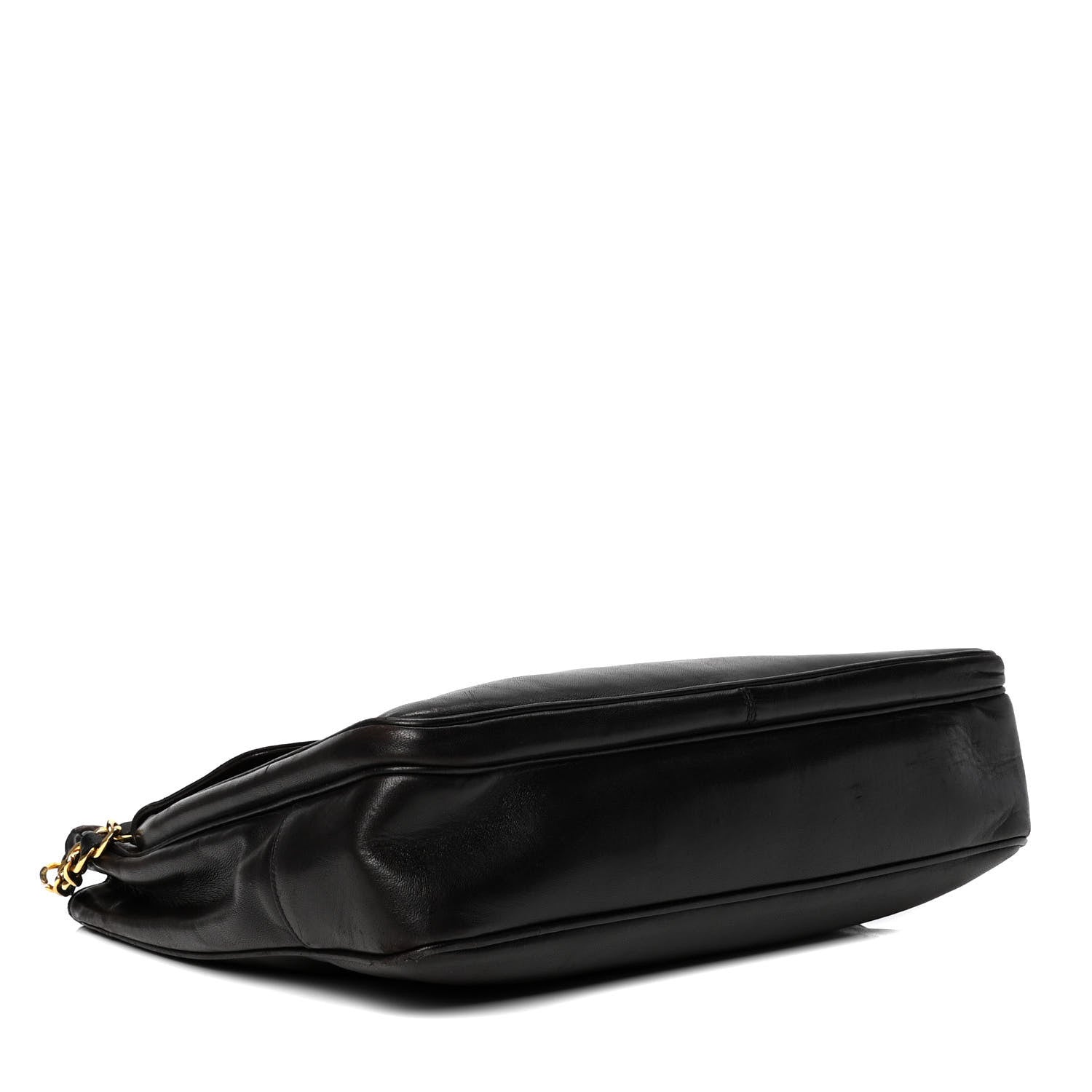 Chanel Lambskin Flap Shoulder Bag Black 3 of 6
