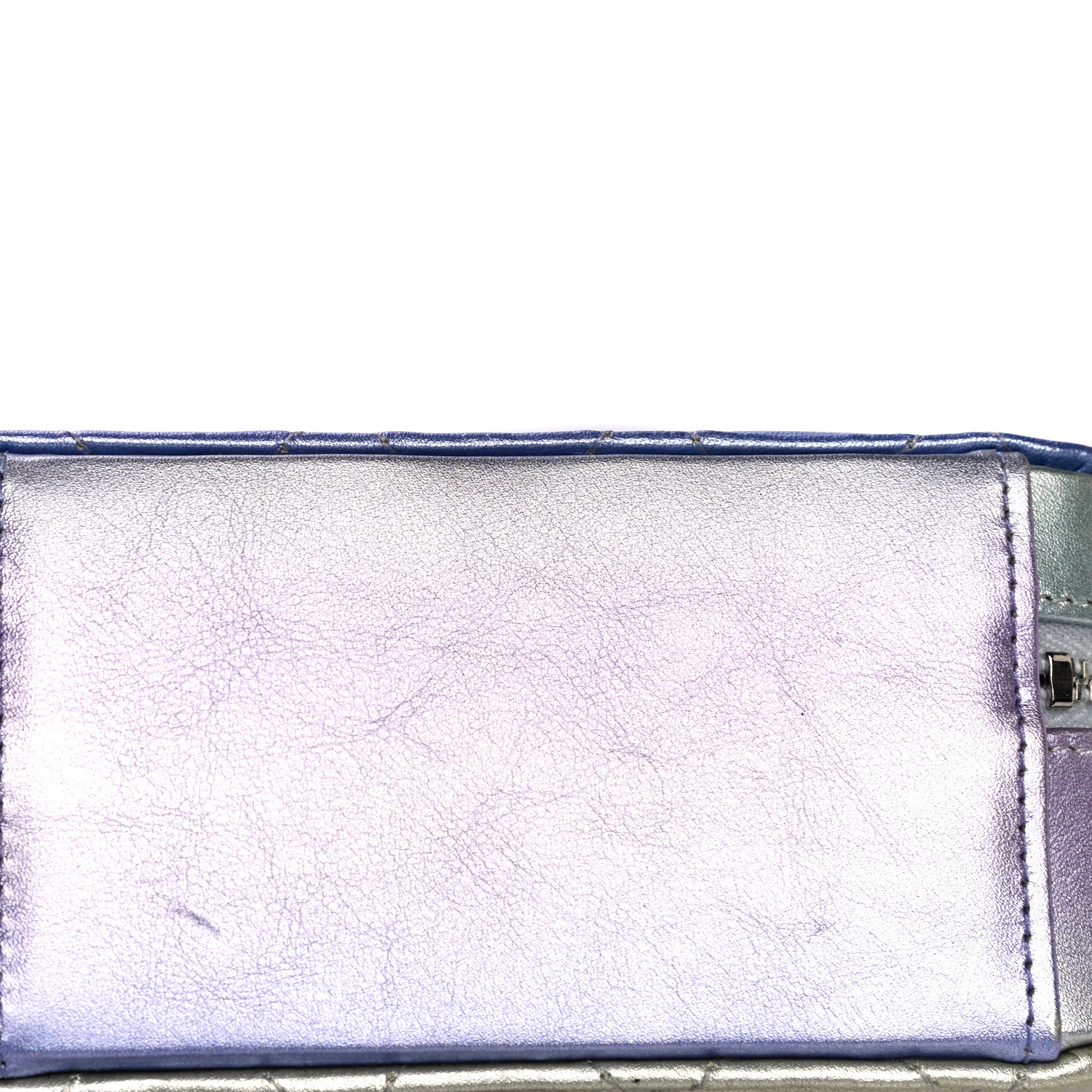 Chanel Metallic Gradient Calfskin Quilted Camera Case Blue Yellow Purple 15 of 16