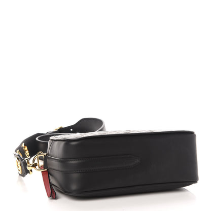 Fendi Vitello Century F is Fendi Bi-Color FF 1974 Embossed Camera Case Maya Black 4 of 12