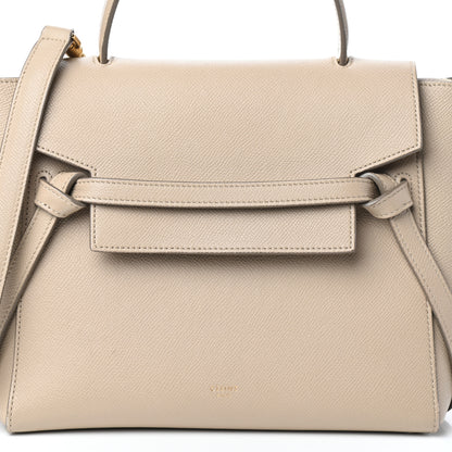 Celine Baby Grained Calfskin Micro Belt Bag Dune 7 of 9