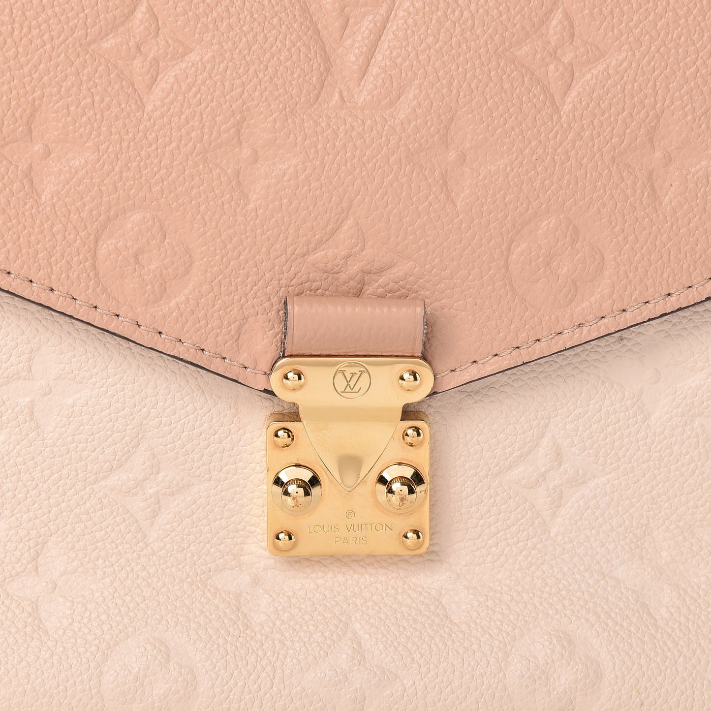 Empreinte Pochette Metis Beige Rose Creme