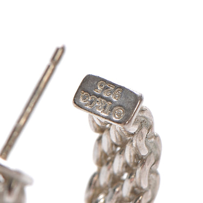 Tiffany Sterling Silver Wide Somerset Hoop Earrings 4 of 6