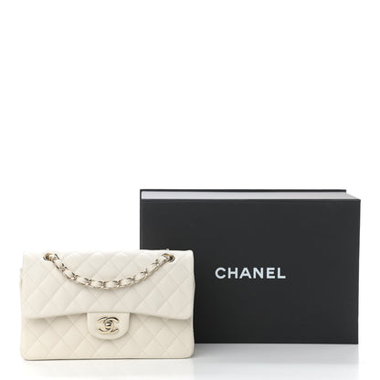 Chanel Caviar Quilted Small Double Flap White 13 of 13