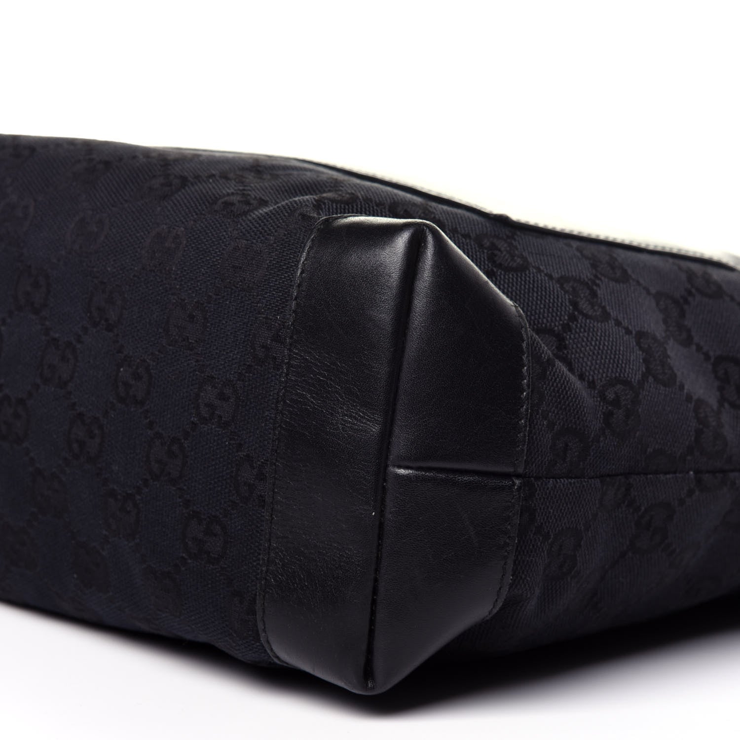 Gucci Nylon Calfskin Large Tote Black 9 of 12