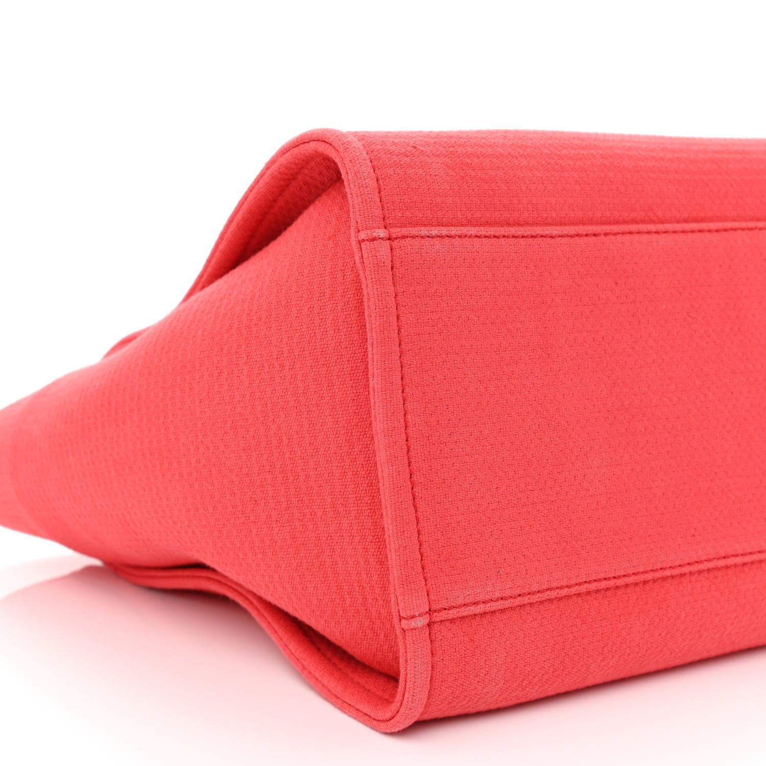 Chanel Canvas Large Deauville Tote Red 12 of 14