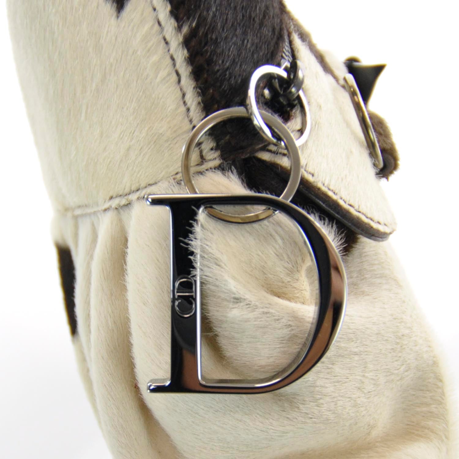 Christian Dior Pony Hair Animal Print Ballet Bag 5 of 8