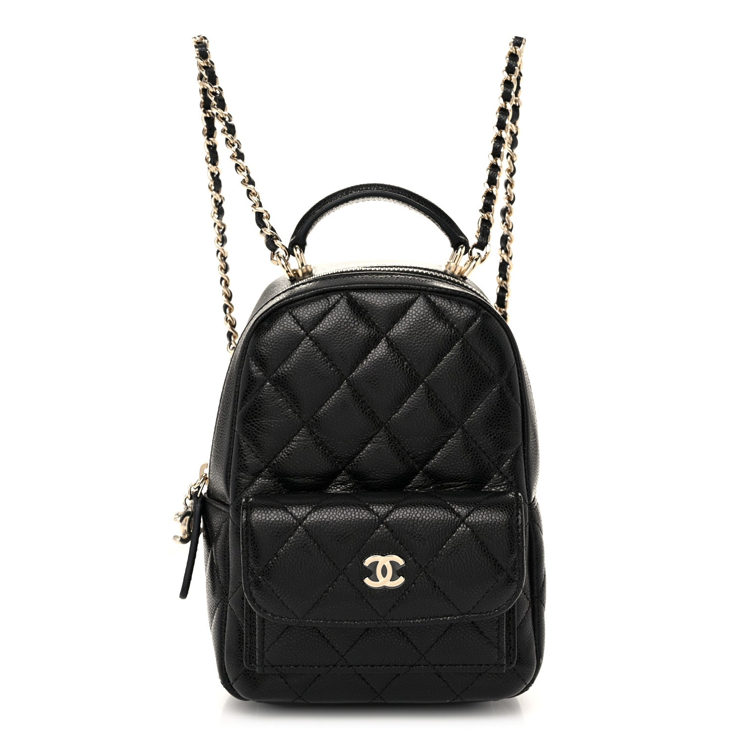 Chanel Caviar Quilted CC Mini Classic Backpack Black 1 of 11