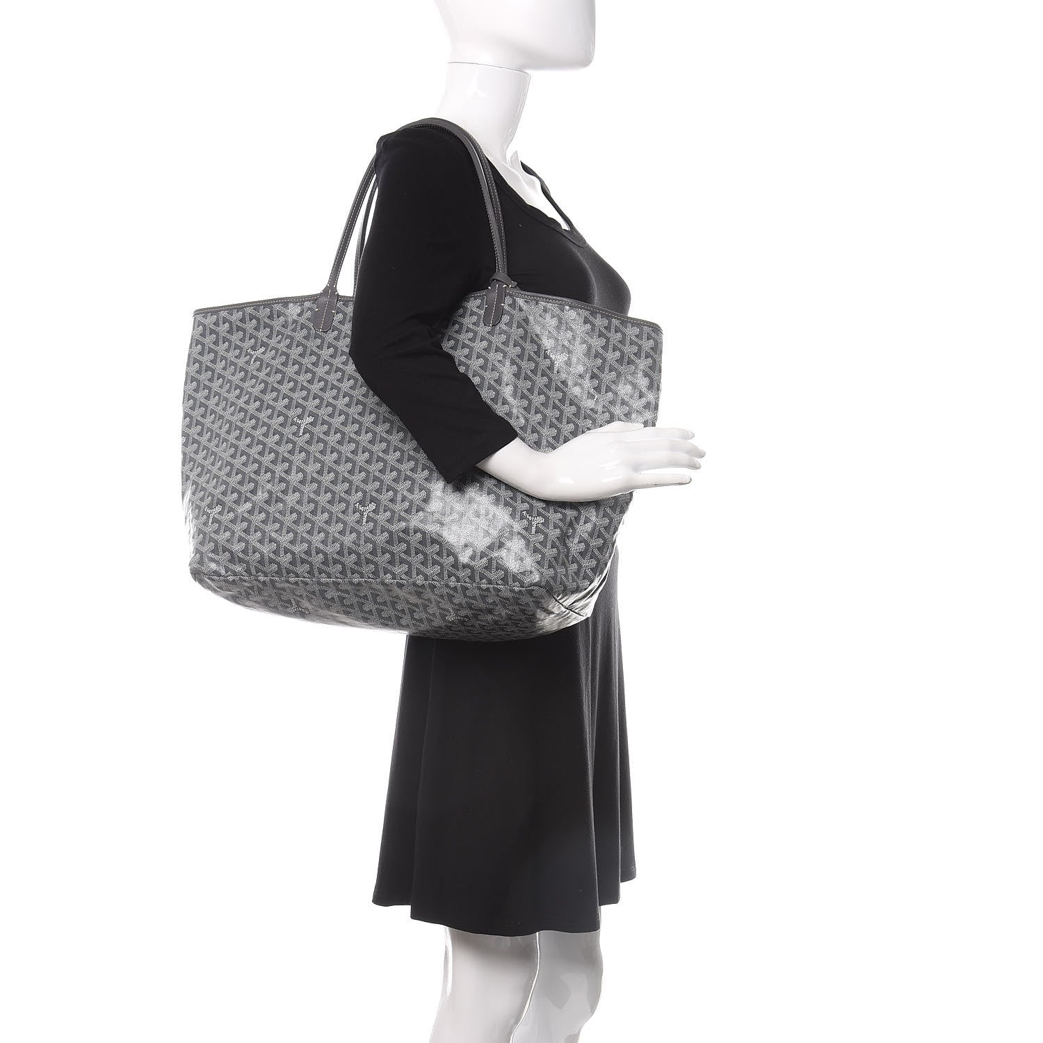 Goyard Goyardine Saint Louis GM Grey 2 of 12