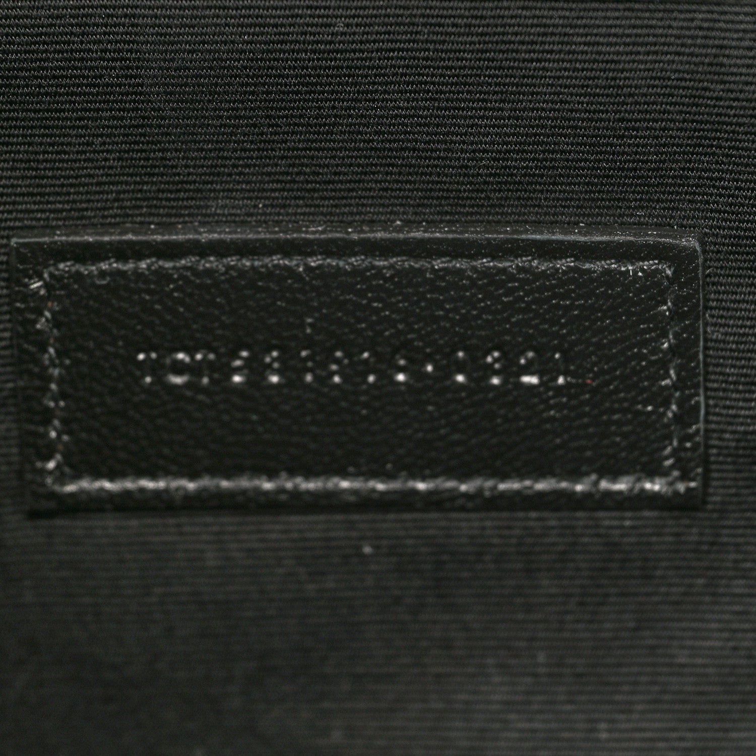 Saint Laurent Canvas Monogram Zipped Pouch Beige Black 7 of 8