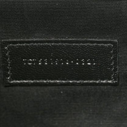 Saint Laurent Canvas Monogram Zipped Pouch Beige Black 7 of 8