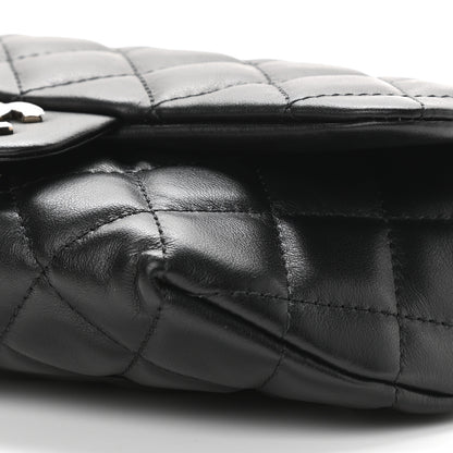 Chanel Calfskin Quilted CC Uniform Flap Belt Bag Black 11 of 11