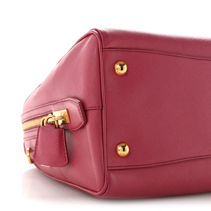 Prada Saffiano Lux Bowler Peonia 10 of 15