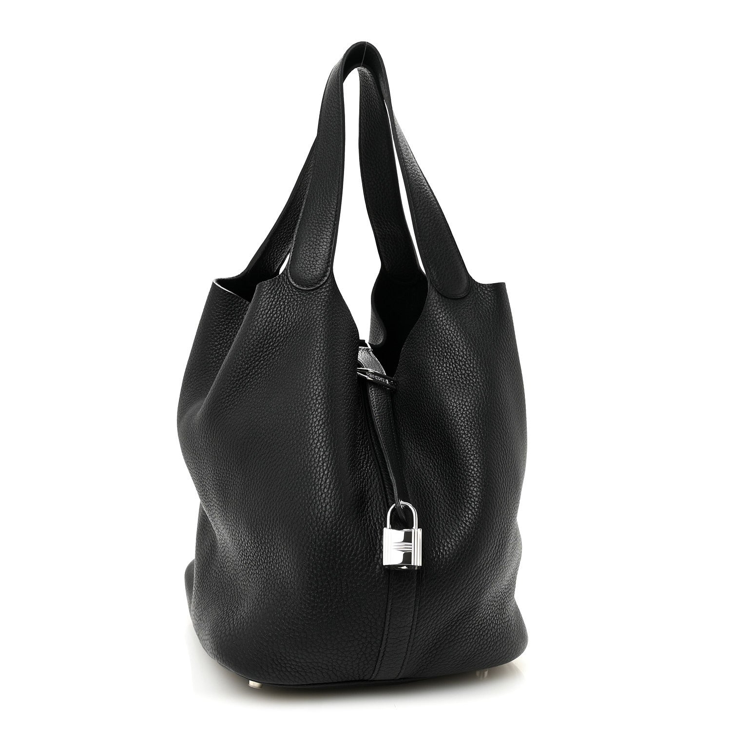 Hermes Taurillon Clemence Picotin Lock 26 GM Black 1 of 9