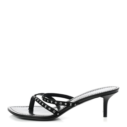 Louis Vuitton Citizen Thong Sandal 38 Black 1 of 10