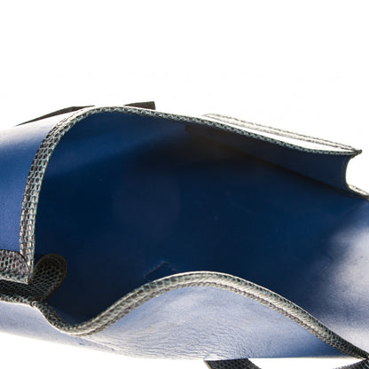 Hermes Swift Lizard Jige Elan 29 Clutch Bleu Roi 5 of 7