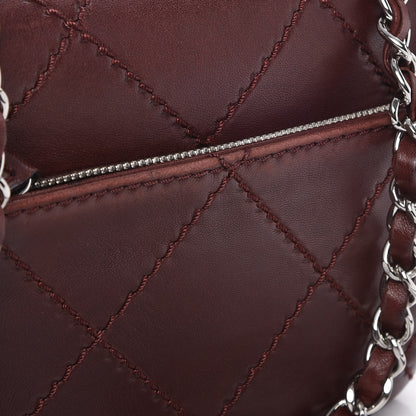 Chanel Lambskin Double Stitch Mini Flap Bordeaux 8 of 12