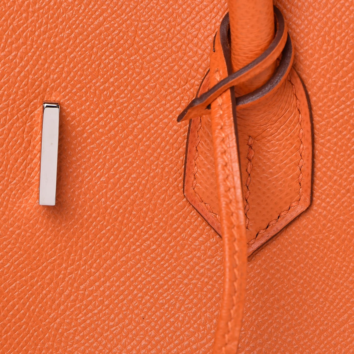 Epsom Birkin 35 Orange