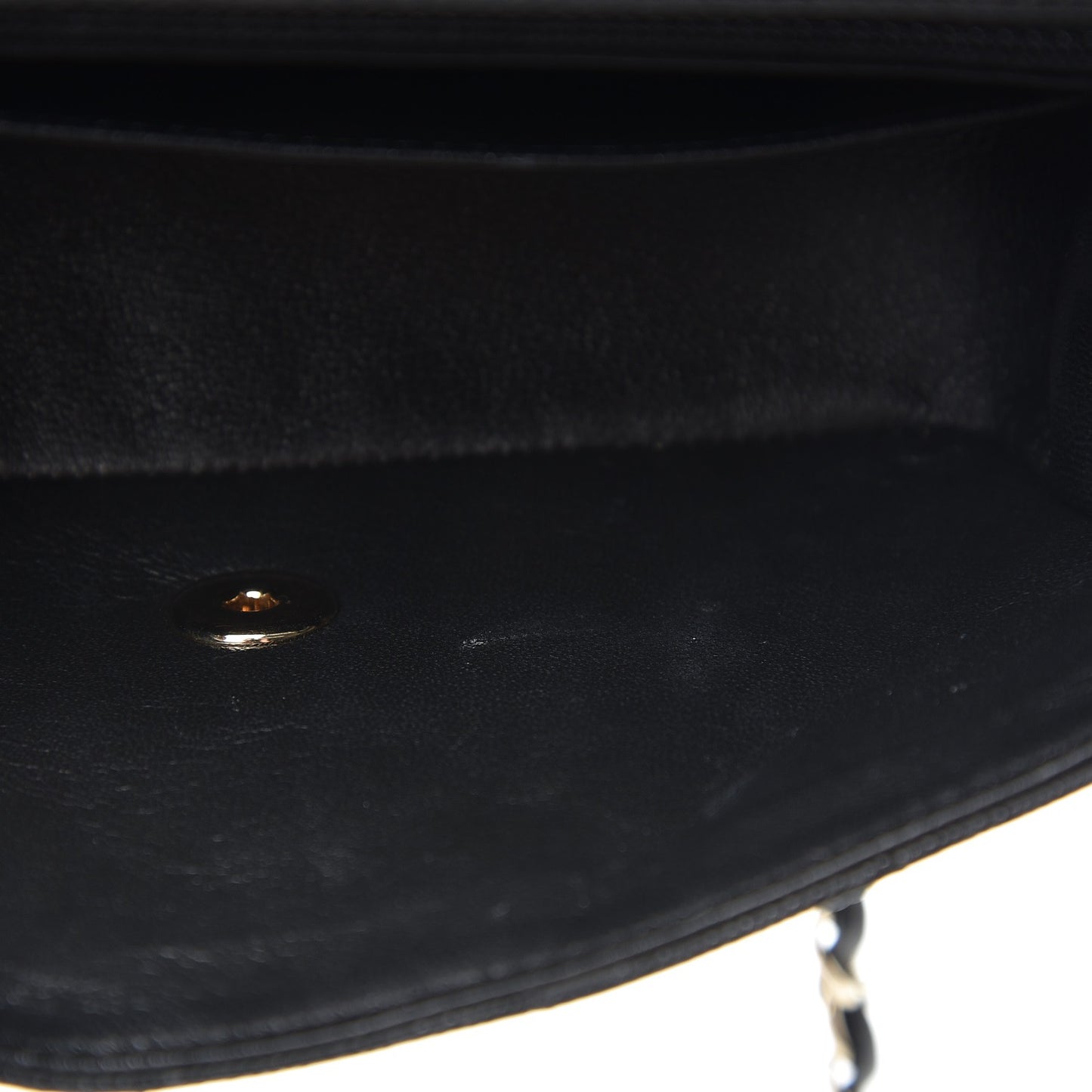 Caviar Quilted Mini Rectangular Flap Black