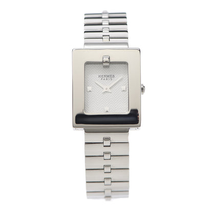 Hermes Stainless Steel 22mm Belt Quartz Watch 1 of 6