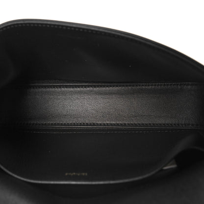 Celine Shiny Calfskin Triomphe Shoulder Bag Black 5 of 11