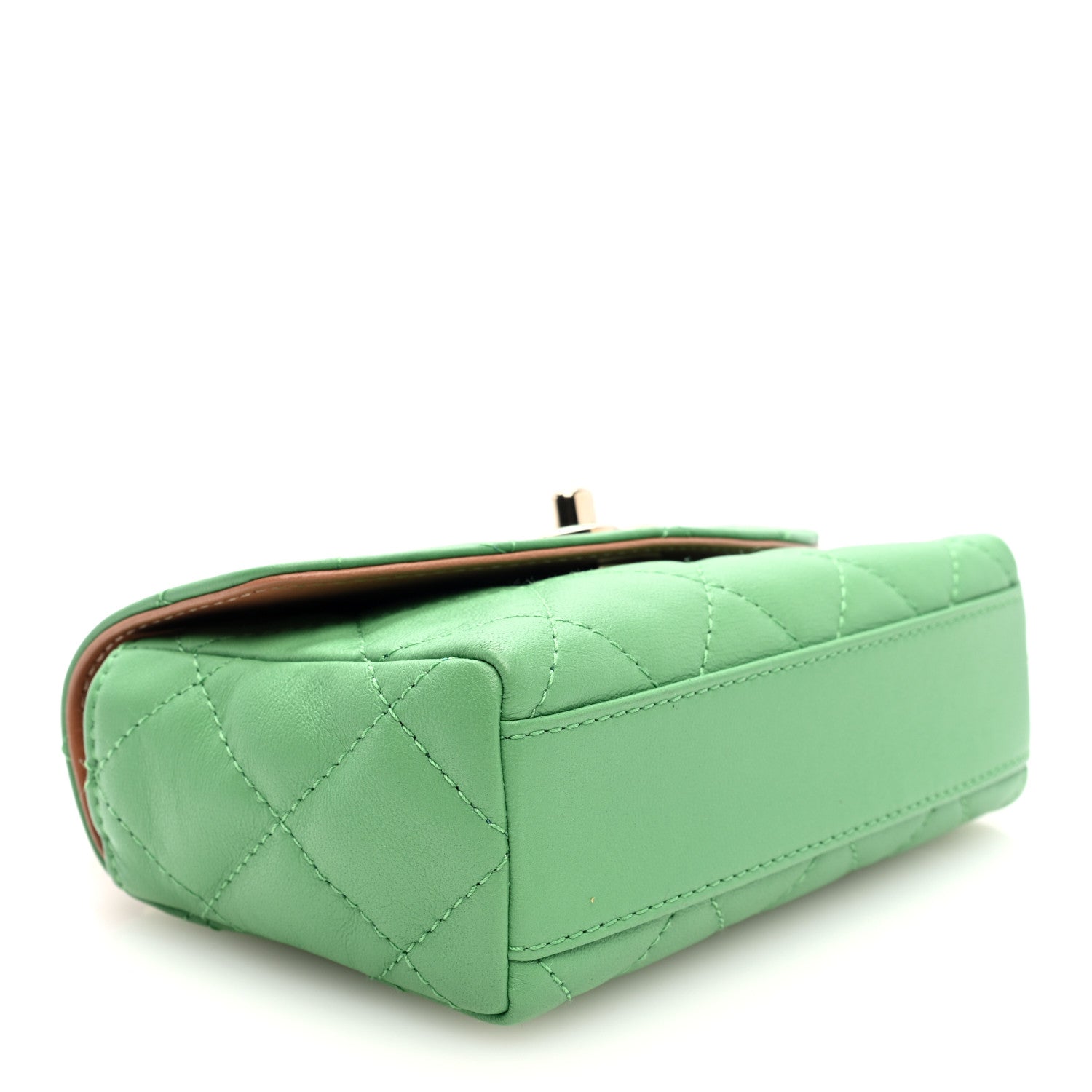 Chanel Lambskin Mixed Fibers Quilted Small Cocovado Flap Green 4 of 10