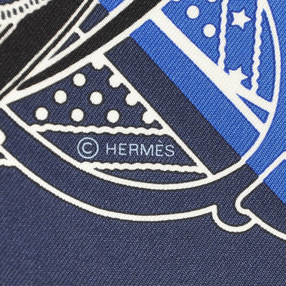 Hermes Silk Grand Manege Cut Bandana Scarf 55 3 of 7