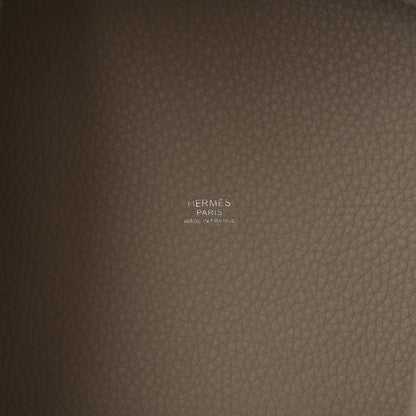 Hermes Taurillon Clemence Picotin Lock 22 MM Craie 6 of 11