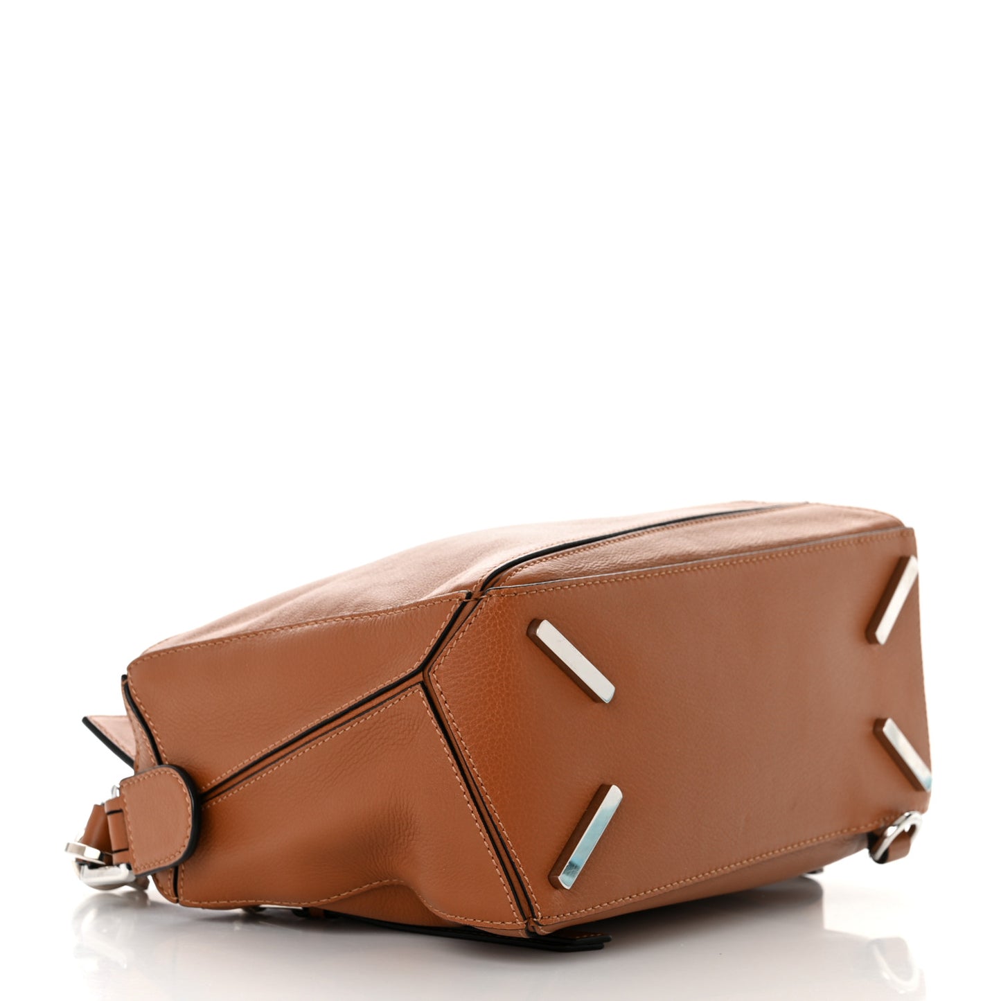 Calfskin Small Puzzle Bag Tan