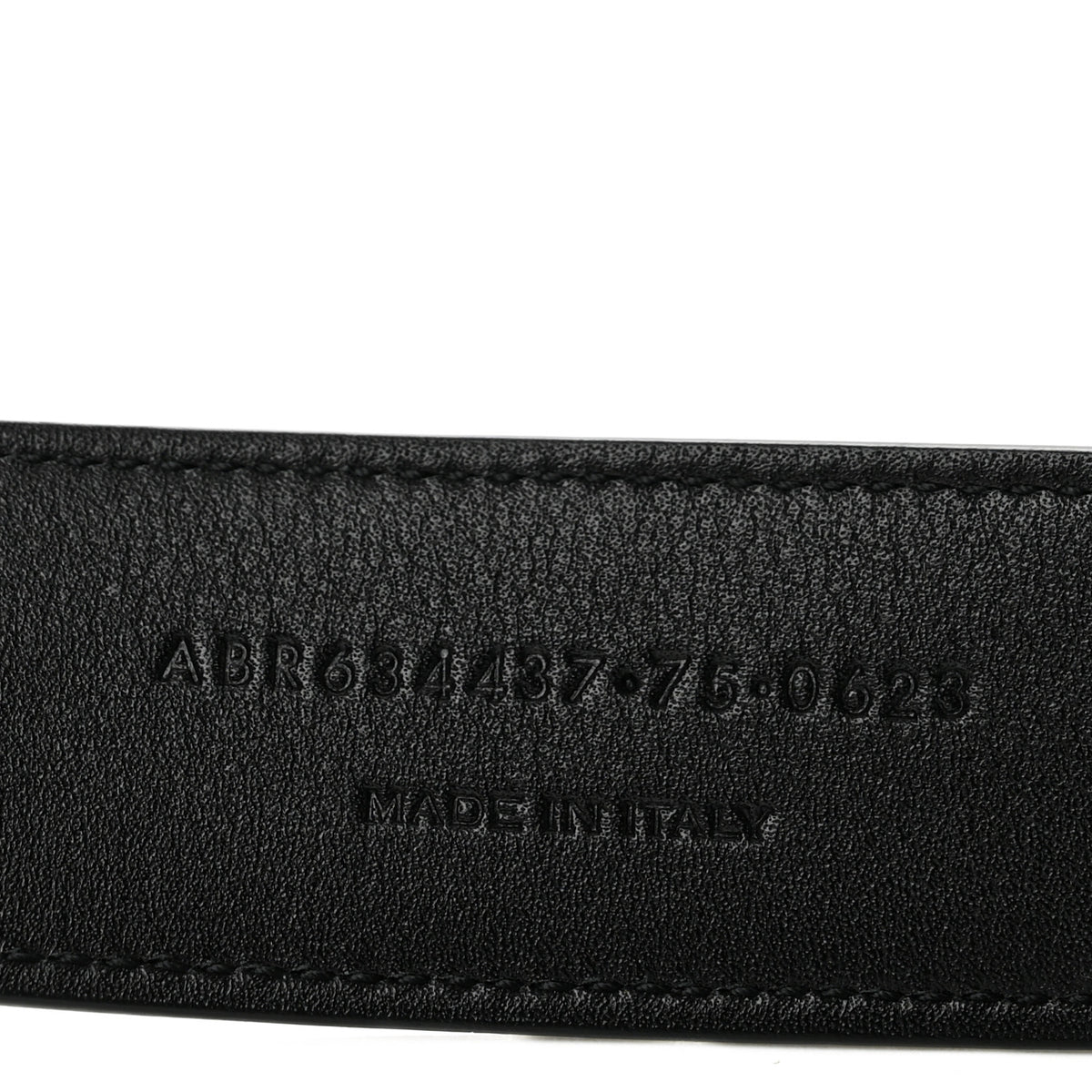 Box Laque Monochrome Monogram Square Buckle Belt 75 30 Black