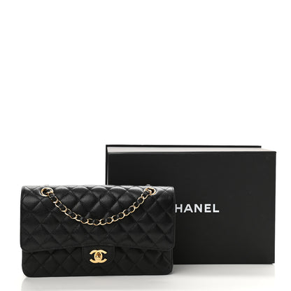 Chanel Caviar Quilted Medium Double Flap Black 11 of 11