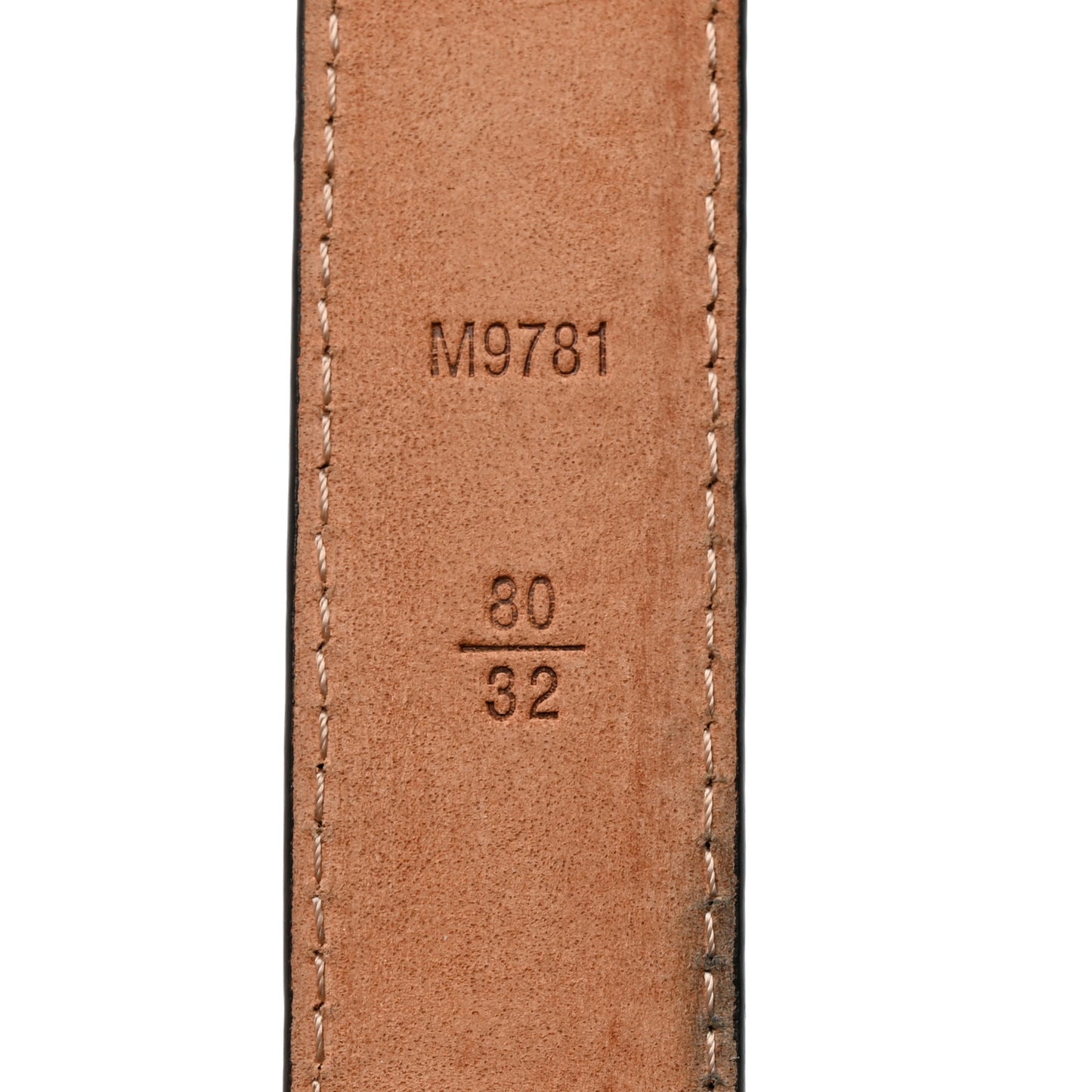 Monogram 25mm LV Initiales Belt 80 32