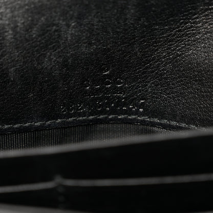 Gucci Guccissima Sukey Continental Wallet Continental Wallet Black 6 of 7