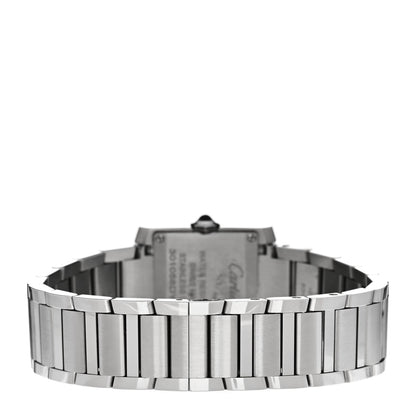 Cartier Stainless Steel 21mm Tank Francaise Quartz Watch Silver 3 of 5
