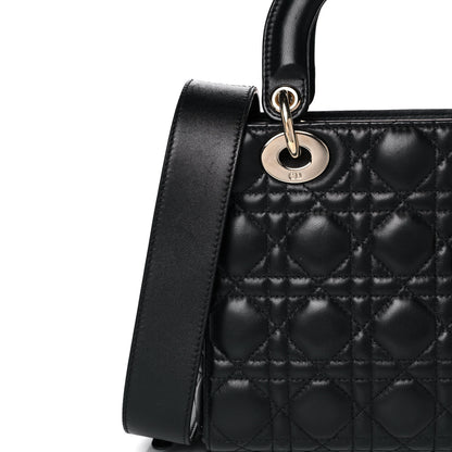 Christian Dior Lambskin Cannage Small My ABCDior Lady Dior Black 8 of 16